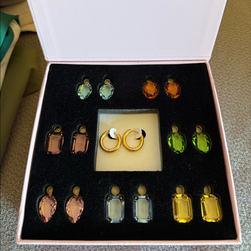 Loren Hope earring set with charms in multiple colors